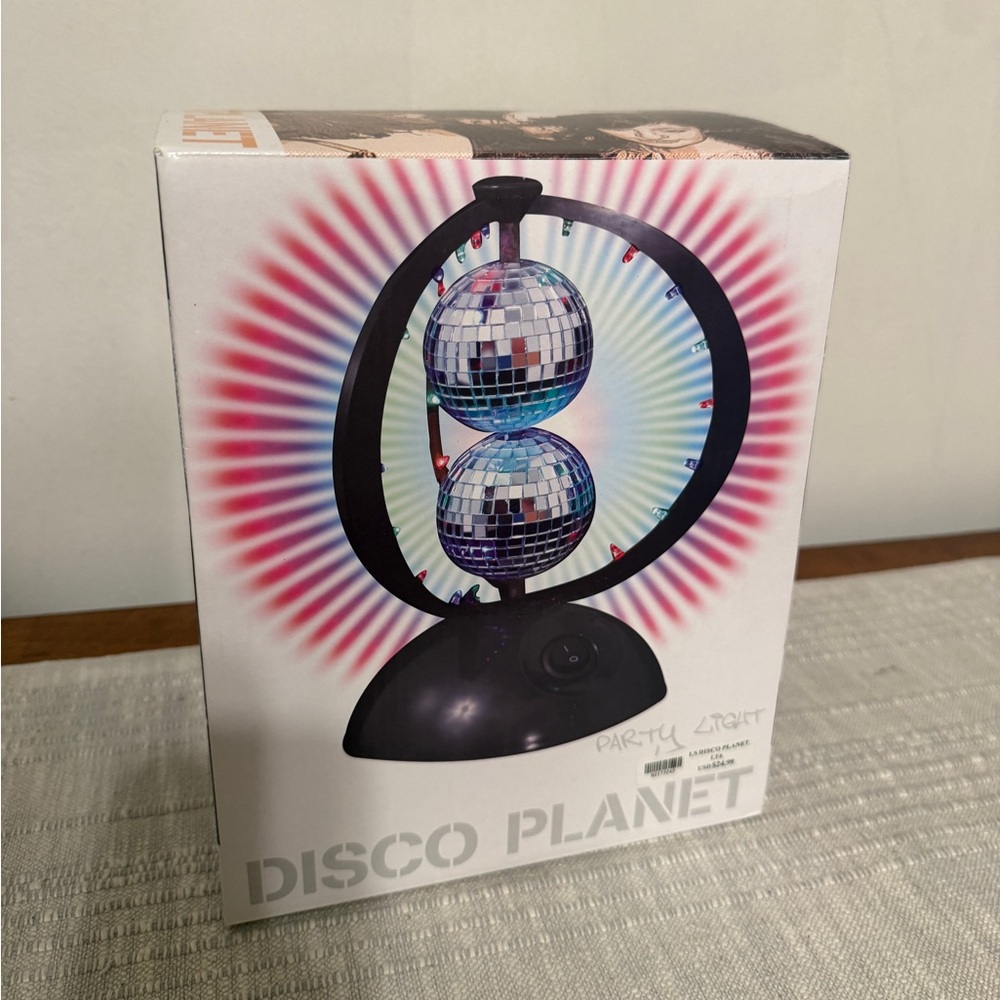 NIB Disco Planet Black LED Party Light